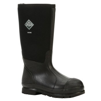 Muck CHORE Series CHH-000A-BL-070 Boots, 7, Black, Rubber Upper