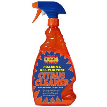 Purple Power 4398PS Citrus Cleaner, 32 oz Bottle, Liquid, Pleasant Orange