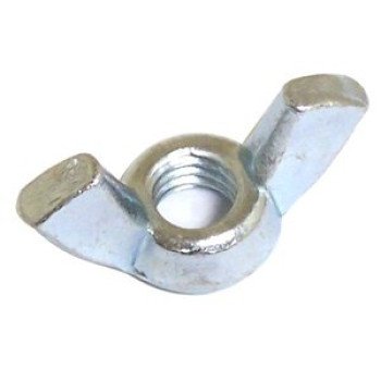 Reliable CWNZ1032MR Wing Nut, 10-32 Thread, Steel, Zinc