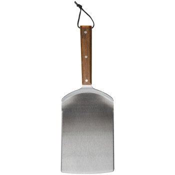 Traeger BAC532 Grill Spatula, 10 in W Blade, Stainless Steel Blade, Teak Wood Handle