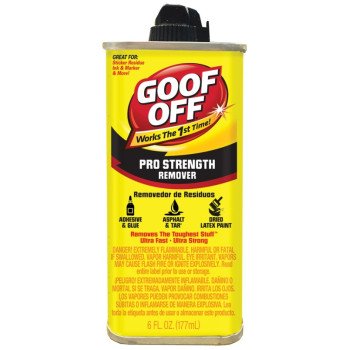 Goof Off FG661 Paint Remover, Liquid, White, 6 oz