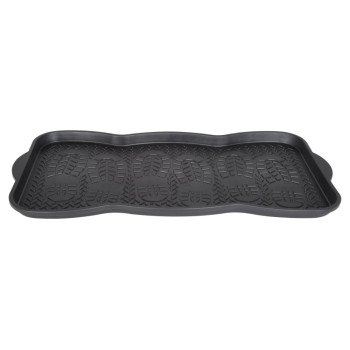 Diamondback 76055 Boot/Shoe Tray, 29-1/2 in L, 15 in W, Plastic Surface, Black