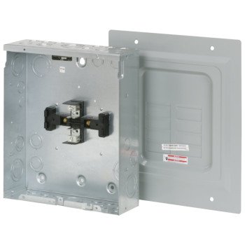 Eaton BR48L125SP Load Center, 125 A, 8-Pole, 4-Space, 8-Circuit, Main Lug, NEMA 1 Enclosure, Surface