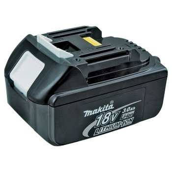 Makita BL1830B-2 Lithium Battery, 18 V Battery, 3 Ah, 30 min Charging