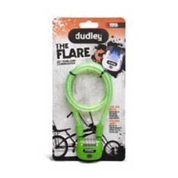 dudley The Flare DYSG4AST Combination Bike Lock, Steel Cable/Chain, Steel Body