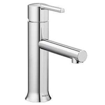 Moen Arlys 84770 Bathroom Faucet, 1.2 gpm, 1 -Faucet Handle, 1 -Faucet Hole, Brass/Metal, Chrome Plated