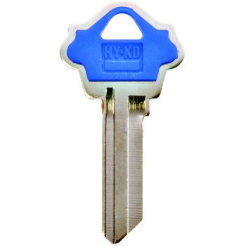 HY-KO 13005WK2PB Key Blank, Brass/Plastic, Nickel, For: Weslock Cabinet, House Locks and Padlocks