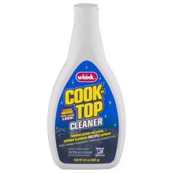 Whink 33261 Cooktop Cleaner, 24 oz, Liquid, Citrus, Blue/Green