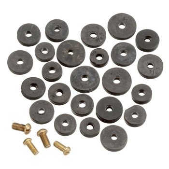 Plumb Pak PP805-20 Faucet Washer Assortment, Rubber, For: Sink and Faucets