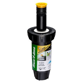 Rain Bird 1800 PRS 1802AP4PRS Pressure Regulating Pop-Up Sprinkler, 1/2 in Connection, FNPT, 2 in H Pop-Up, Plastic