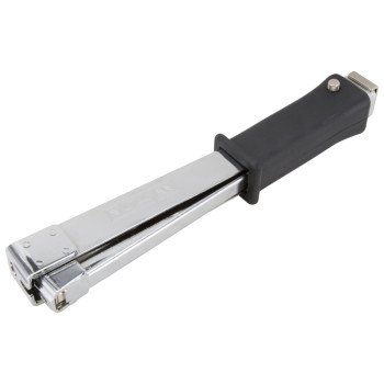 Vulcan AH-910 Stapler/Tacker Hammer, 170 Crown Staples Magazine, Flat Wire Staples Staple, 10.6 mm W Crown, Silver