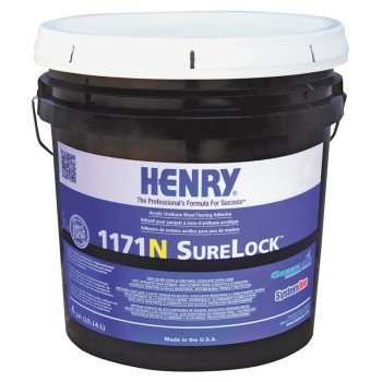 Henry SureLock 12236 Flooring Adhesive, Yellowish Beige, 4 gal Pail