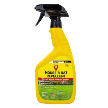 Victor M809 Ready-to-Use Mouse and Rat Repellent Spray, Ready-to-Use, Repels: Mouse, Rats