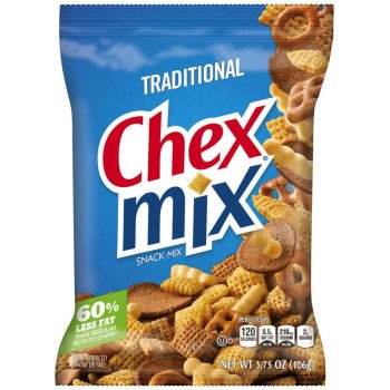 Chex Mix CMT8 Snack Food, Original Flavor, 3.6 oz Bag