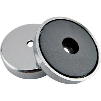 Magnet Source 07217 Round Base Magnet, Ceramic, 0.866 in ID x 2.04 in OD Dia, 0.303 in H