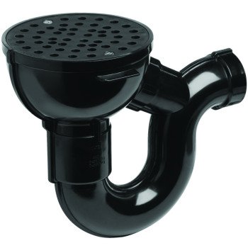 Oatey 42723 Floor Drain, 2 in, ABS Body, Black