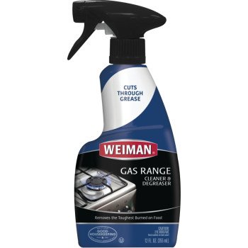 Weiman 79 Gas Range Cleaner, 12 oz, Liquid, Citrus, Clear