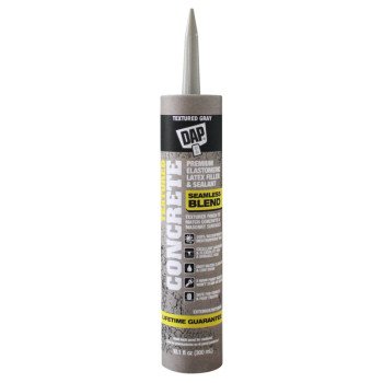 DAP 7079808676 Premium Elastomeric Filler and Sealant, Gray, 2 to 4 days Curing, 40 to 100 deg F, 10.1 fl-oz Cartridge