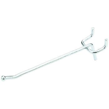 National Hardware N180-010 Peg Hook, 4 in, 1/4 in Opening, Steel, Zinc