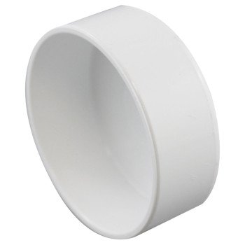 IPEX 201011 Vacuum Pipe Cap, 2 in, Socket, PVC, White