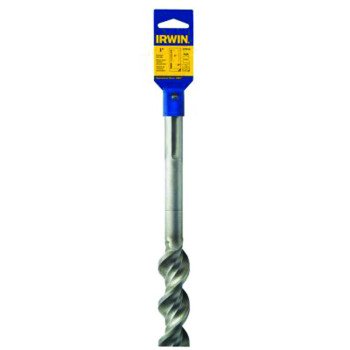 Irwin 323014 Hammer Drill Bit, 7/8 in Dia, 13 in OAL, Twist Flute, 4-Flute, 5 in Dia Shank, SDS Max Shank