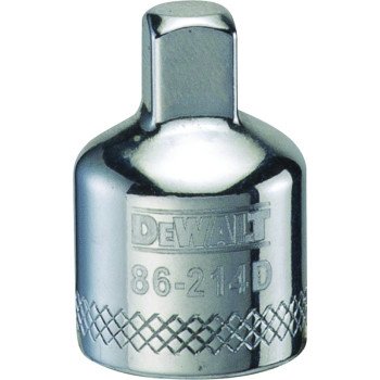 DEWALT DWMT75311OSP Reducing Socket Adapter, 3/8 in Drive, Female Drive, 1/4 in Output Drive, Male Output Drive, 1 in L