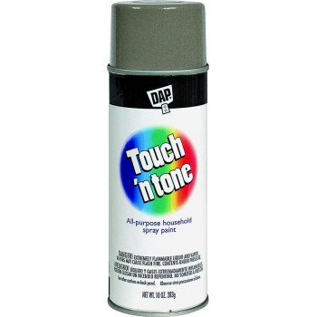 Touch 'N Tone 55279830 Spray Paint, Flat, Gray Primer, 10 oz, Can