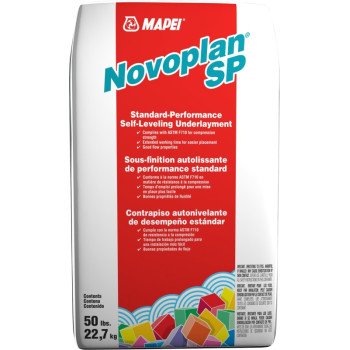 Mapei Novoplan SP 2732123 Underlayment, Calcium Aluminate, Gray