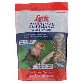 Lyric 26-19066 Supreme Mix Bird Feed, 4.5 lb Bag