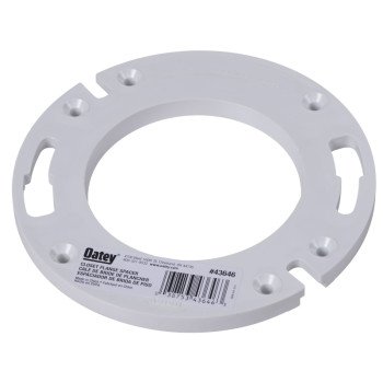 Oatey 43646 Closet Flange Spacer, PVC, White