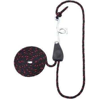 ProSource 10010-L-OI Rope Ratchet, Polypropylene/Steel, Black/Red