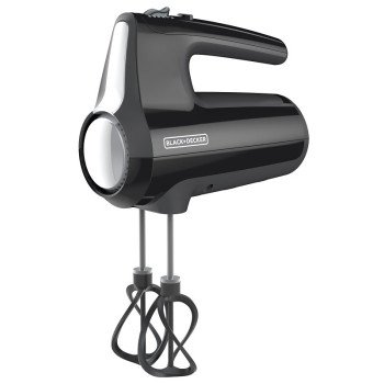 Black+Decker Performance Helix MX610 MX610B Premium Hand Mixer, 120 V, 350 W, 5-Speed, Black