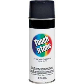 Touch 'N Tone 55276830 Spray Paint, Gloss, Black, 10 oz, Can