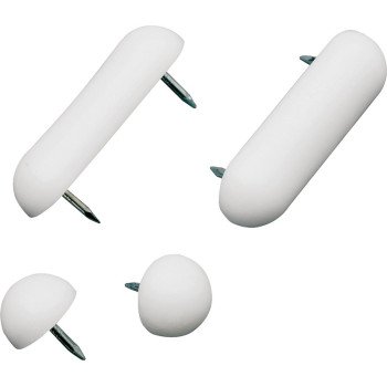 Plumb Pak PP835-25 Seat Bumper Set, Plastic, White