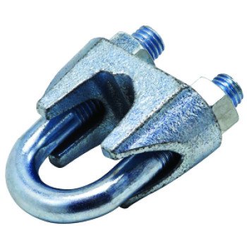 National Hardware 3230BC Series N350-313 Wire Cable Clamp, 1 in Dia Cable, 3 in L, Malleable Iron, Zinc