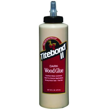 Titebond II 3704 Wood Glue, Brown, 16 oz Bottle