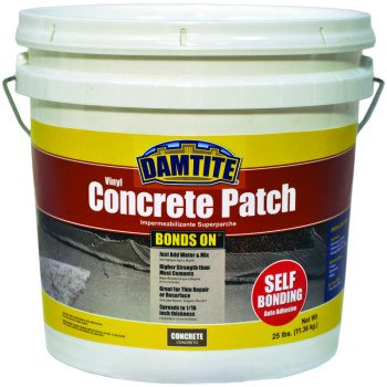 Damtite 04025 Patch, Gray, 25 lb, Pail