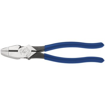 Klein Tools D213-9NE Cutting Plier, 9-3/8 in OAL, 1-3/8 in Cutting Capacity, Dark Blue Handle, 1-1/4 in W Jaw