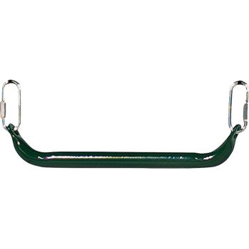 Playstar PS 7538 Trapeze Bar, Steel, Green, Rubber-Coated