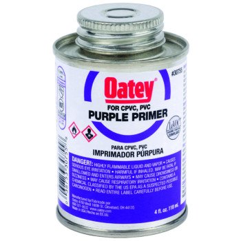 Oatey 30755 Primer, Liquid, Purple, 4 oz Can