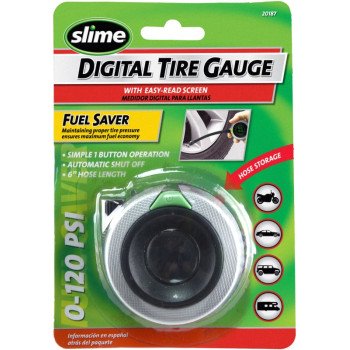 Slime 20187 Digital Tire Gauge, 0 to 120 psi