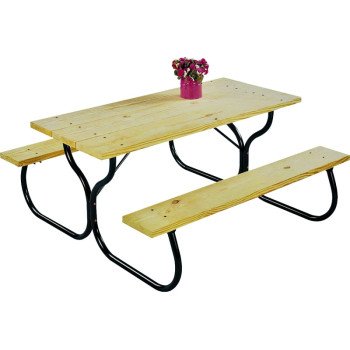 Seasonal Trends FC-30 Table Frame Kit, Heavy-Duty, Steel, Black, Powder Coated Steel, For: Outdoor Seating