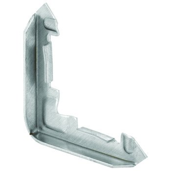 Make-2-Fit PL 14318 Window Frame Corner, 3/8 in W, Aluminum