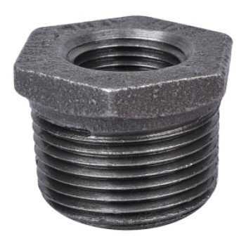 ProSource 35-1X1/2B Pipe Bushing, 1 x 1/2 in, MIP x FIP, Malleable Iron, SCH 40 Schedule, 300 psi Pressure