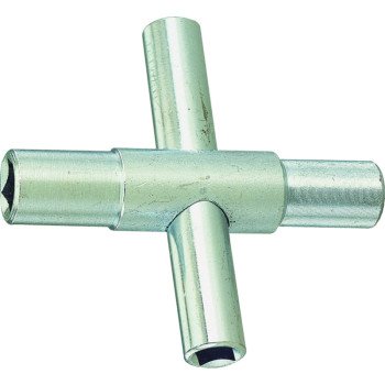 ProSource T154-3L 4-Way Silcock Key, Square Head, Bar Handle, 3 in L