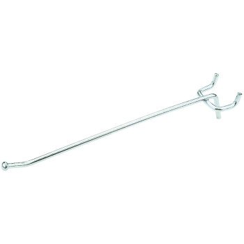 National Hardware N180-012 Peg Hook, 3-7/8 in Projection, 5-9/16 in L x 1 in W Dimensions, 6 in, 1/4 in Opening