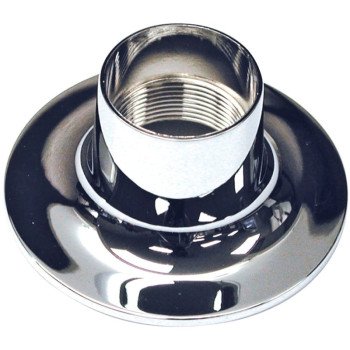 Danco 80608 Bath Flange, 2-1/2 x 1-1/4 in Connection, 1-1/16 in ID, 1-5/32 in OD, Metal, Chrome Plated