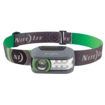 Nite Ize Radiant R250RH-17-R7 Rechargeable Headlamp, Lithium Battery, LED Lamp, 250 Lumens, Flood, Spot Beam