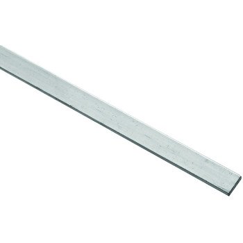 Stanley Hardware 4200BC Series N247-015 Flat Bar, 1/2 in W, 72 in L, 1/8 in Thick, Aluminum, Mill