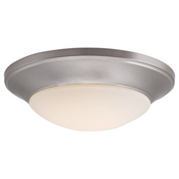 Boston Harbor CL500-AC Flush Mount Ceiling Fixture, 120 V, 15 W, 1-Lamp, LED Lamp, 800 Lumens, 3000 K Color Temp